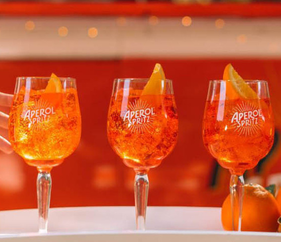 Aperol Spritz in vaten