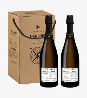 Champagne Mandois Cuvées Terroirs Nord & Sud BOX
